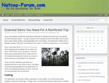 Tablet Screenshot of natcoa-forum.com